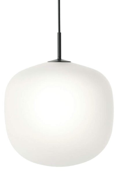 Muuto Závěsné svítidlo Rime Ø37, opal/black RIMPEN3701