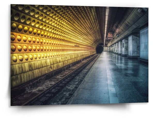 Sablio Obraz Pražské metro - 150x110 cm