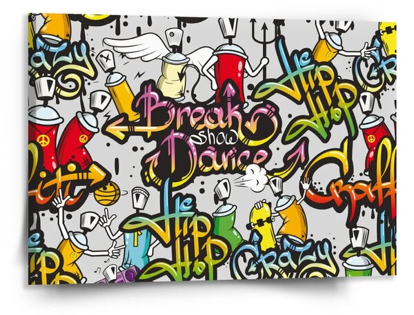 Sablio Obraz Graffiti - 150x110 cm