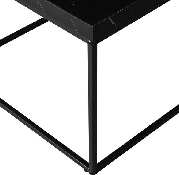 Konferenční stolek černý, mramor CT-V2011 BK