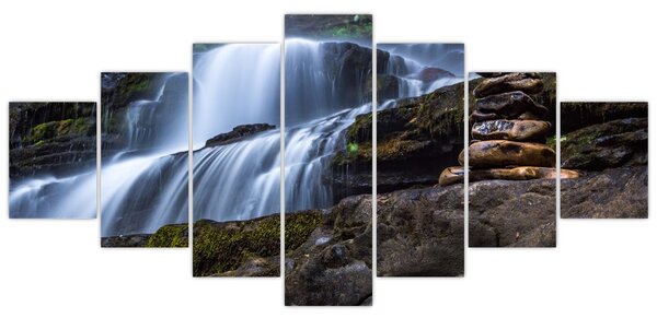 Obraz vodopádu (210x100 cm)