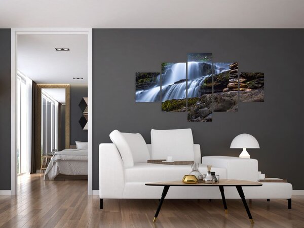 Obraz vodopádu (125x70 cm)