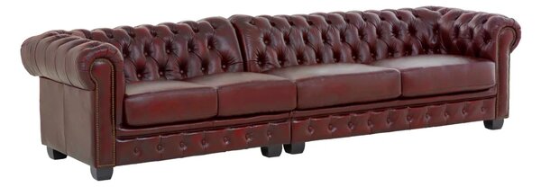 SOB Nábytek - Luxusní kožená sedačka Chesterfield 5místná pravá kůže - F0A00000908W