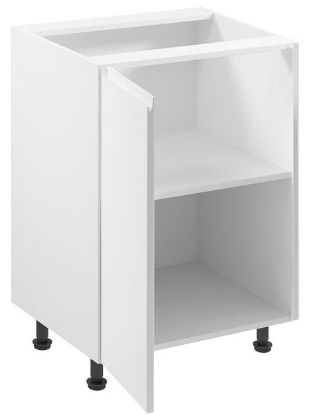 ASPEN b | dolní skříňka D601D-L s policí | 60 cm | LEVÁ | SOKL v CENĚ | bílá lesk
