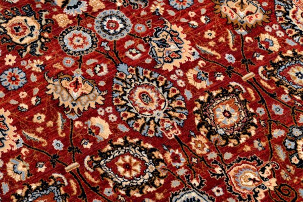 Koberec KESHAN Fredzle, Ornament, ramka orientální 7573/53577 bordo / granát