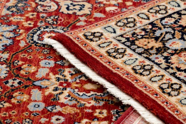 Koberec KESHAN Fredzle, Ornament, ramka orientální 7573/53577 bordo / granát