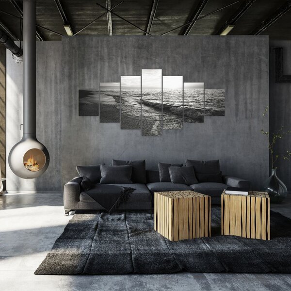 Obraz - Na břehu moře (210x100 cm)