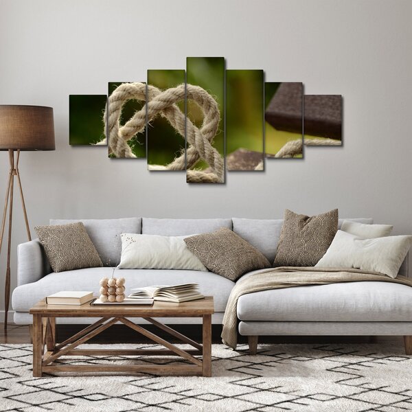 Obraz srdce z lana (210x100 cm)
