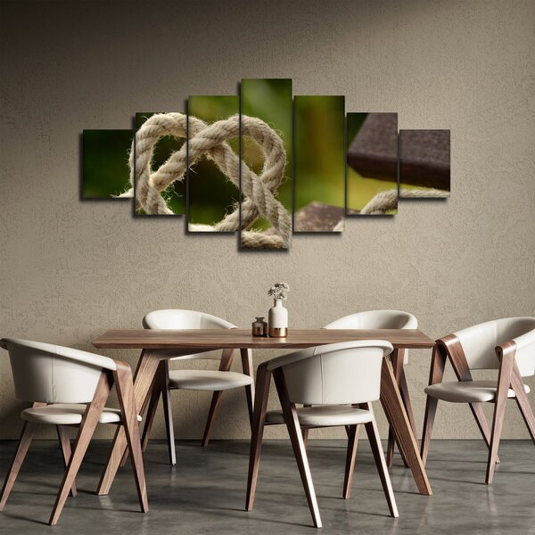 Obraz srdce z lana (210x100 cm)