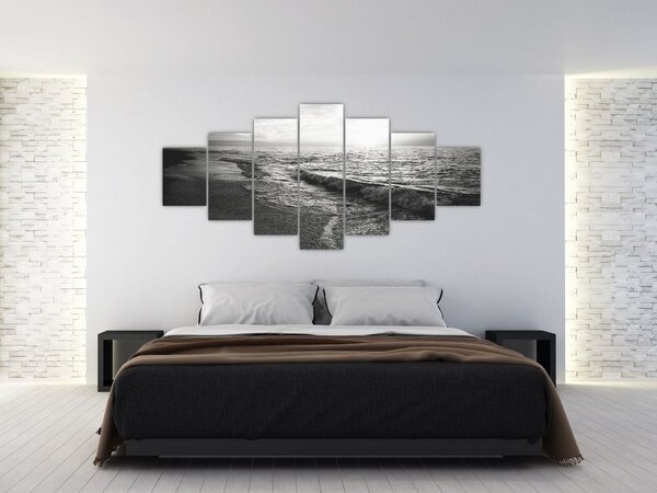 Obraz - Na břehu moře (210x100 cm)