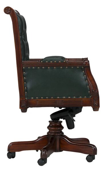 Sob nábytek - Kancelářské křeslo kůže Oxford mahagon - F0A00000943W