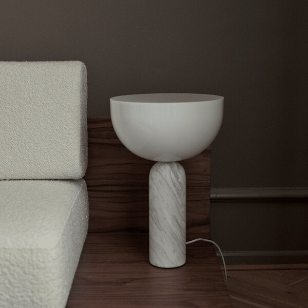NEW WORKS Lampa Kizu, L, White Marble