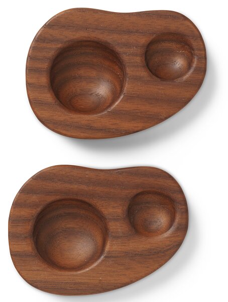 FERM LIVING Stojan na vejce Cairn, sada 2 ks, Oak
