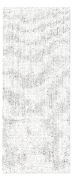 Světle šedý oboustranný/ručně tkaný jutový běhoun 80x200 cm Bouclé Jaipur – Hanse Home