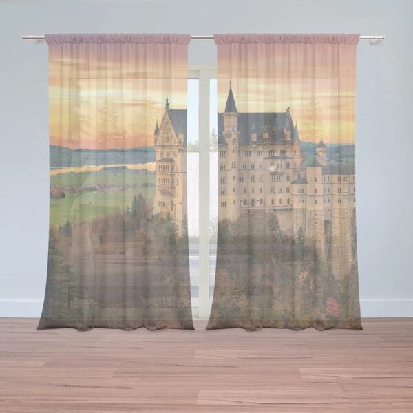 Sablio Záclony Hrad: 2ks 150x250cm