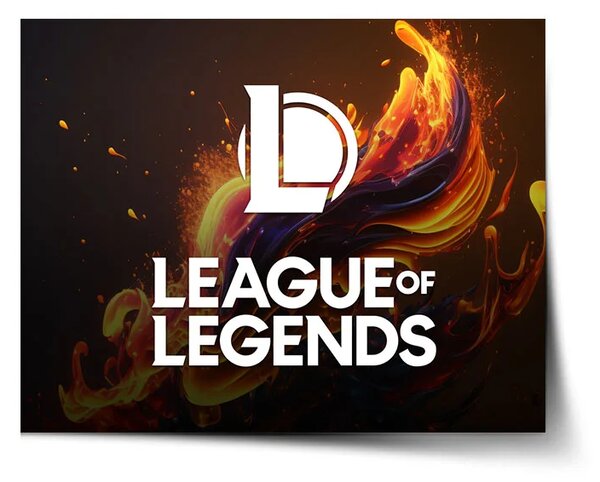 Sablio Plakát League of Legends Abstract - 60x40 cm