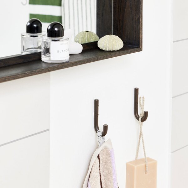OYOY LIVING Minimalistické mosazné háčky Pieni Hook sada 2ks