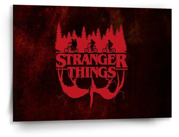 Sablio Obraz Stranger Things Red - 90x60 cm