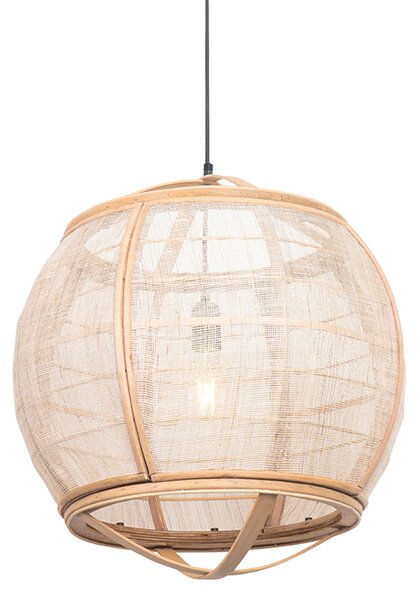 Orientální závěsná lampa hnědá 50 cm - Pascal
