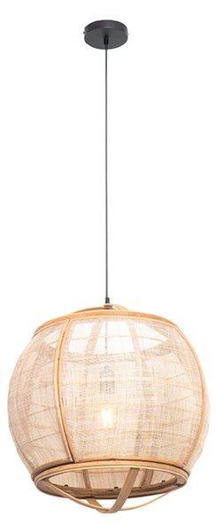 Chytré závěsné svítidlo hnědé 50 cm vč. Wifi G95 - Pascal