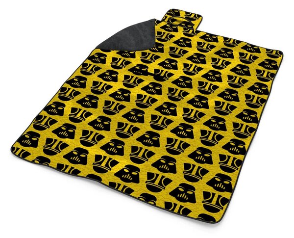 Sablio Plážová deka Star Wars Stormtroopeři Pattern na žluté: 200x140 cm