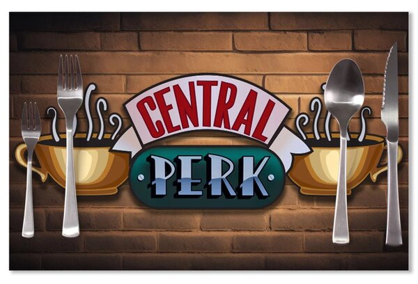 Sablio Prostírání Seriál přátelé CENTRAL PERK Cihly: 40x30cm