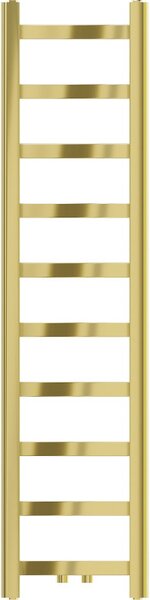 Mexen, koupelnový radiátor Mexen Bolt 1200 x 300 mm, 189 W, zlatý - W126-1200-300-00-50
