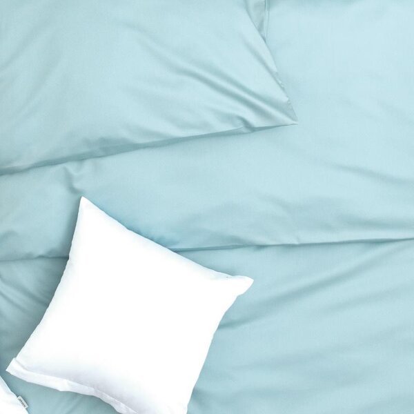 Povlečení EXCLUSIVE TENCEL PLUS aqua modrá 140 x 200/70 x 90 cm