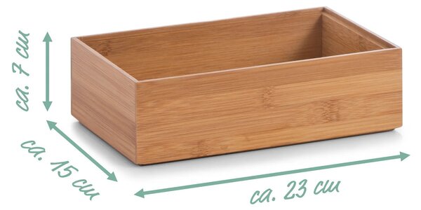 Zeller Present Organizér do šuplíku kuchyně i koupelny, příborník BAMBOOZ (23x15x7)