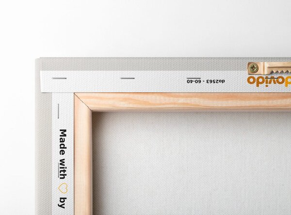 Obraz minimalistické listy v boho designu