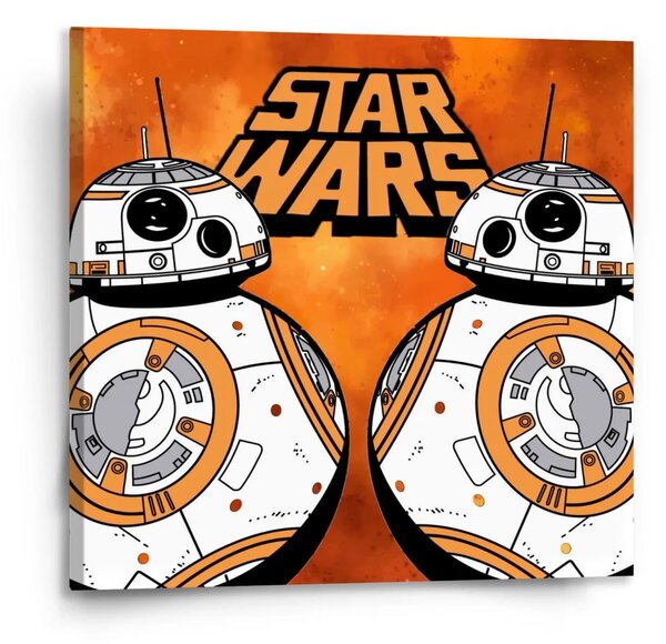 Sablio Obraz Star Wars Ohnivé pozadí - 110x110 cm