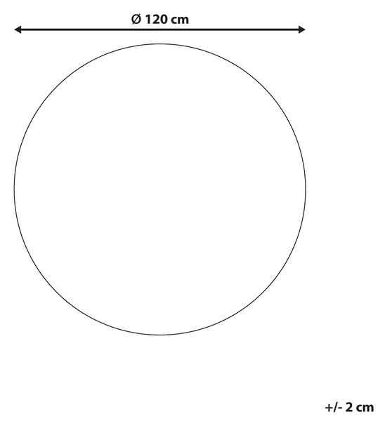 Dětský koberec ELDIVAN Růžová ø 120 cm