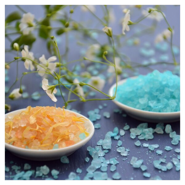Obraz barevné mořské soli (30x30 cm)