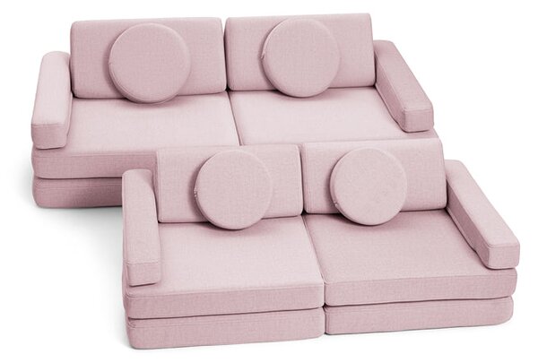 Rozkládací malá dětská pěnová pohovka a bunker SHAPPY PLAY SOFA ORIGINAL MINI více barev Barva: Mustard