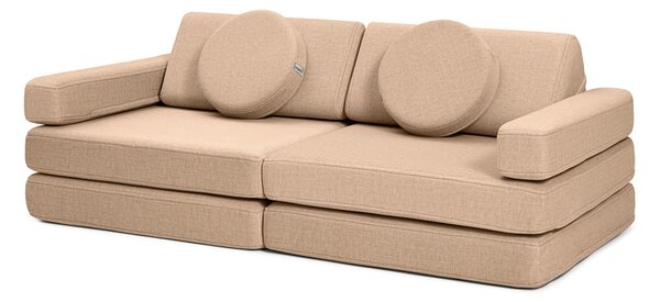 Rozkládací malá dětská pěnová pohovka a bunker SHAPPY PLAY SOFA ORIGINAL MINI více barev Barva: Mustard