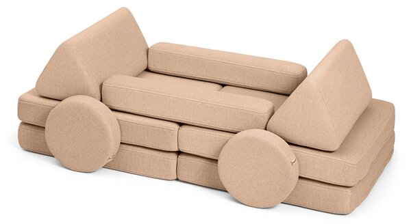 Rozkládací malá dětská pěnová pohovka a bunker SHAPPY PLAY SOFA ORIGINAL MINI více barev Barva: Mustard