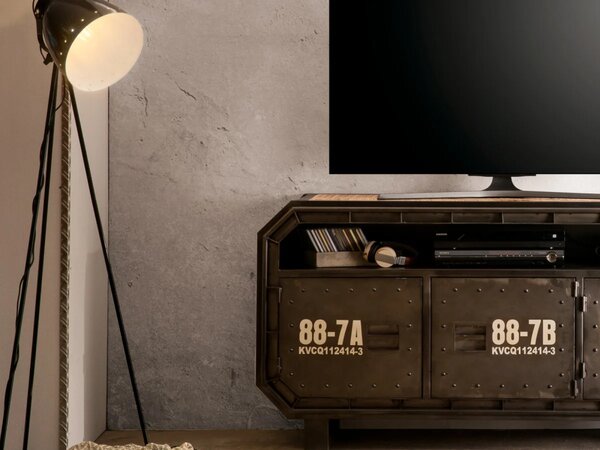 SOB Nábytek - Kovový TV stolek Bellagio 160 cm mango - F0A2156W