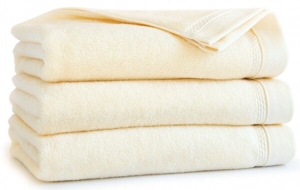 Egyptská bavlna ručníky a osuška Brazzy - smetanová Velikost: ručník 50 x 90