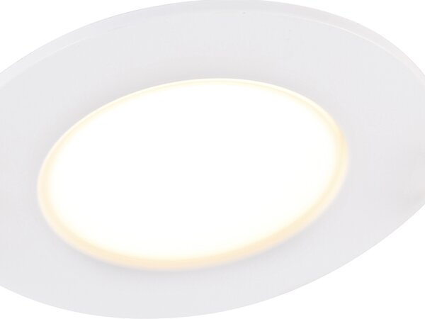 Sada 12 bílých zabudovaných bodových svítidel včetně stmívatelných LED 7W IP65 - Blanca