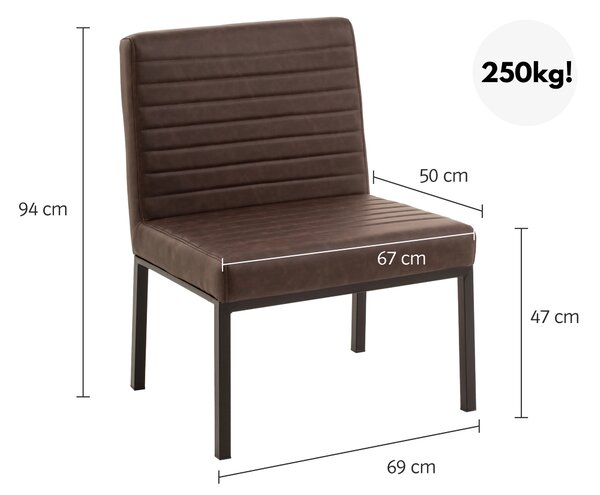 Sob nábytek - XXL židle Bristol 250 kg! - F0A2164W
