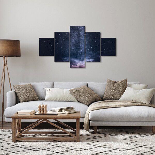 Obraz hvězdné oblohy (125x70 cm)