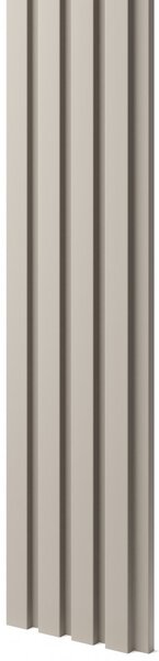 Designový obkladový panel s lamelami MINI, pískově béžová, 12,3 x 275 cm