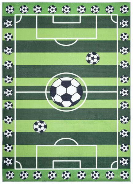 Dětský koberec - FOTBAL - zelený