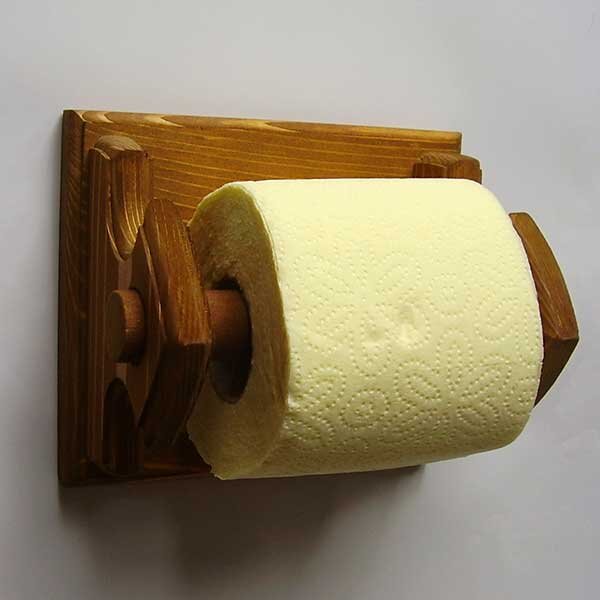 Držák na toaletní papír hnědé
