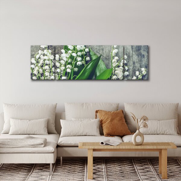 Obraz konvalinek (170x50 cm)