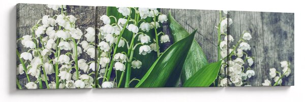 Obraz konvalinek (170x50 cm)