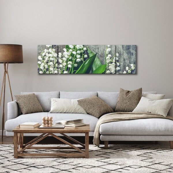 Obraz konvalinek (170x50 cm)