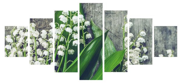 Obraz konvalinek (210x100 cm)