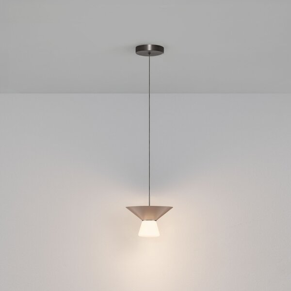 Nova Luce Světle hnědé závěsné LED světlo Baris 22 cm