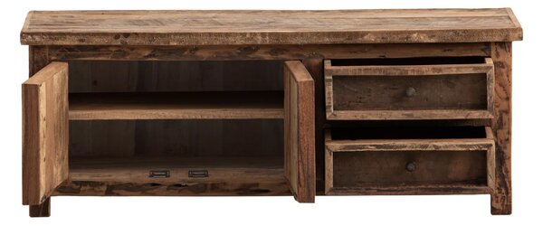 Sob nábytek - Rustikální TV stolek 122 cm Amazonas recyklované dřevo - F0A2407W